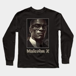 Malcolm X Long Sleeve T-Shirt